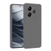 Newface Xiaomi Redmi Note 14 4G Kılıf First Silikon - Gri