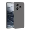 Newface Xiaomi Redmi Note 14 4G Kılıf First Silikon - Gri