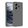 Newface Xiaomi Redmi Note 14 4G Kılıf First Silikon - Gri
