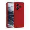 Newface Xiaomi Redmi Note 14 4G Kılıf First Silikon - Kırmızı