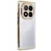 Newface Xiaomi Redmi Note 14 Pro Plus Kılıf Razer Lensli Silikon - Gold