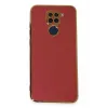 Newface Xiaomi Redmi Note 9 Kılıf Volet Silikon - Kırmızı