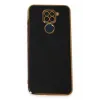 Newface Xiaomi Redmi Note 9 Kılıf Volet Silikon - Siyah