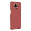 Newface Xiaomi Redmi Note 9 Pro Kılıf Volet Silikon - Kırmızı