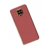 Newface Xiaomi Redmi Note 9 Pro Kılıf Volet Silikon - Kırmızı