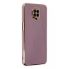 Newface Xiaomi Redmi Note 9 Pro Kılıf Volet Silikon - Mor