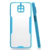Newface Xiaomi Redmi Note 9S Kılıf Platin Silikon - Mavi