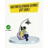 Okuyan Çift Figürlü Dekoratif Gece Lambası Hediye Seçeneği