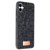 Onegif Samsung Galaxy A06 Bright Simli Kapak - Siyah