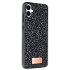 Onegif Samsung Galaxy A06 Bright Simli Kapak - Siyah
