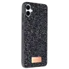 Onegif Samsung Galaxy A06 Bright Simli Kapak - Siyah