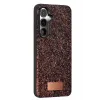 Onegif Samsung Galaxy S24 FE Bright Simli Kapak - Derin Mor