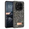 Onegif Xiaomi Redmi Note 14 Pro 4G Bright Simli Kapak - Gümüş