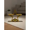Sarı Yıldız Mumluk Modern Salon ve Raf Dekoru