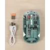 Şeffaf Tasarımlı Bluetooth Kablosuz Mouse Pilli Kullanım