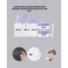 Seyahat Banyo Seti 5 Parça Şeffaf Taşıma Çantalı 30 ml