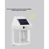 Solar Sensörlü Dış Mekan Lamba 3 Işık Modlu ve IP65 Dayanıklı