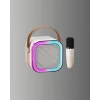 Taşınabilir Karaoke Mikrofon Seti Bluetooth Hoparlörlü