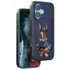 Venco iPhone 16 Perma Desenli Kapak - Lacivert