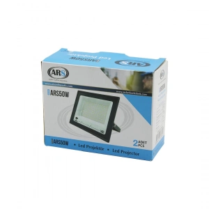 2pcs 50w  Led Projektör  15x11.5cm Aydınlatma Açısı: 120 Derece 50.000 Saat Ömür Model-ars50w