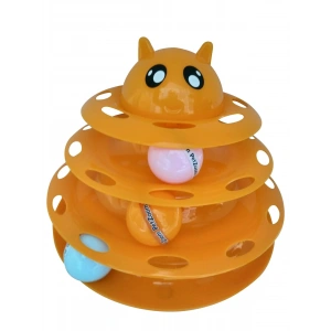 3 Katlı Kedi Oyuncağı Kedi Başlıklı.