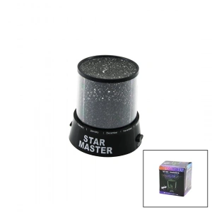 Ay - Yıldız Görselligece Lambası Pilli - Usbli Gün Işık - Renkli Işıkrenk Değiştirme - Manuel Dönerli