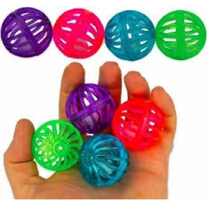 Çıngıraklı Kedi Topu Oyuncağı 4 Adet