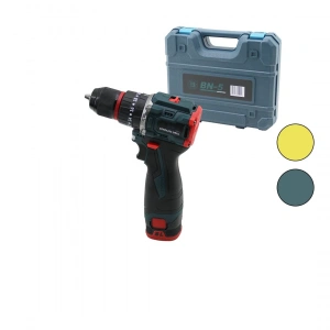 Kömürsüz Sarı Veya  Mavi Renk Şarjlı Darbeli Matkap - Uç Seti 1550 Rpm24v - 5.0 Ah2-batarya