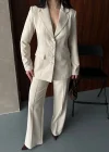 Elegant Krem Takım