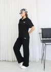 Siyah Rahat Kesim Şık İkili Takım – Günlük & Spor Kombin | Sınırlı Stok