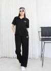 Siyah Rahat Kesim Şık İkili Takım – Günlük & Spor Kombin | Sınırlı Stok