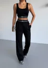 Siyah Modal Büstiyer Pantolon Takım