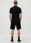 Siyah GS 1905 Polo Yaka Şortlu İkili Takım