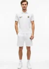 Beyaz FB 1907 Polo Yaka Şortlu İkili Takım