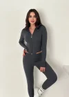 Antarasit Alo Fermuarlı Crop Takım