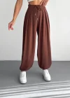 Kahve Oysho Modal Şalvar Pantolon