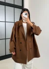 Kahve Renk Trençkot Tasarım