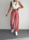 Pembe Oysho Modal Şalvar Pantolon