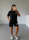 Siyah NF Oversize Unisex Şortlu Takım