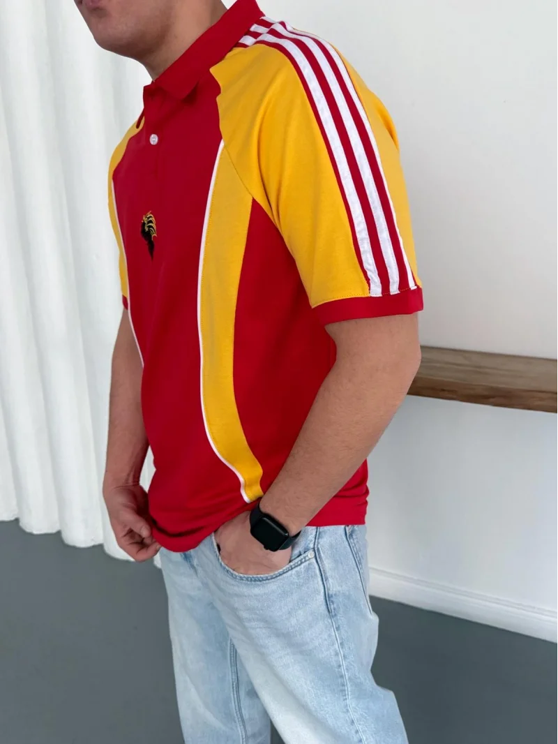GalataSaray Tam Kalıp Premium Taraftar Polo Yaka Unisex