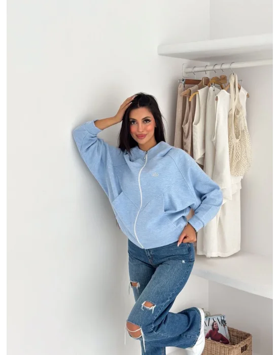 Bebe Mavi Alo Fermurarlı Polar