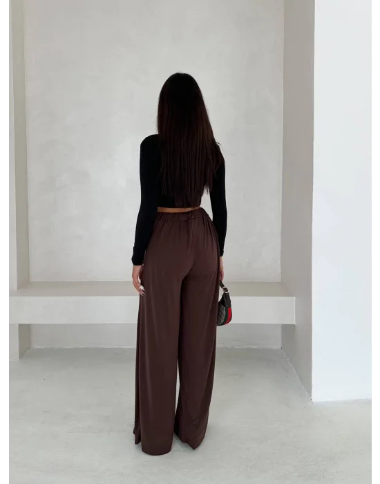 Kahve Kumas Suprem oysho Pantolon