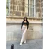 Krem Çımalı Pantolon