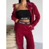 Bordo İki İplik Üçlü Takım