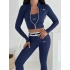 Lacivert Alo Üçlü Taytlı Takım