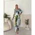 Haki İpek Saten Pijama Takım