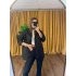 Siyah Kapşonlu Kapitone Mont
