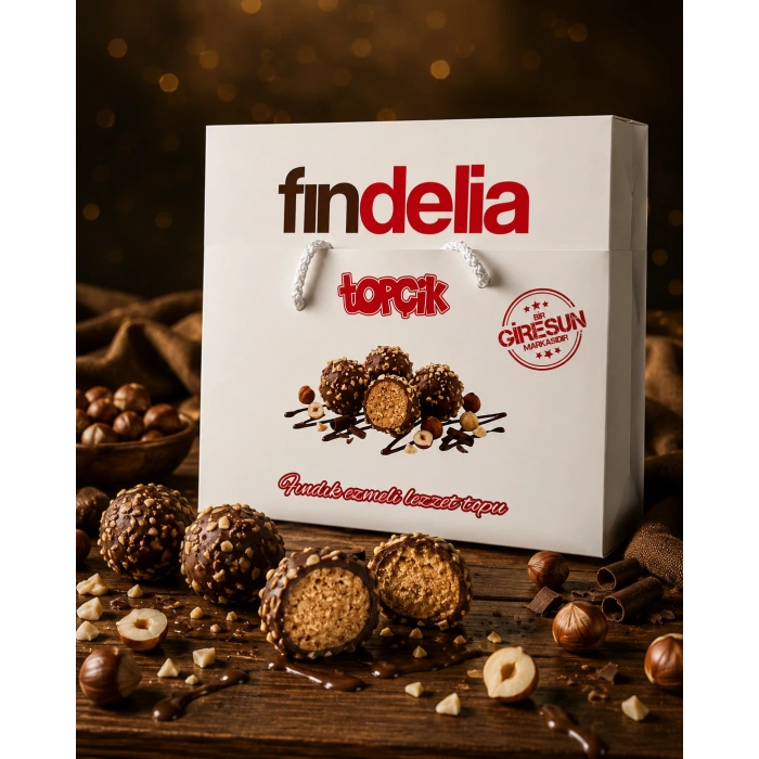 Fındelia Topçik Fıstık Ezmeli Fındık Topu