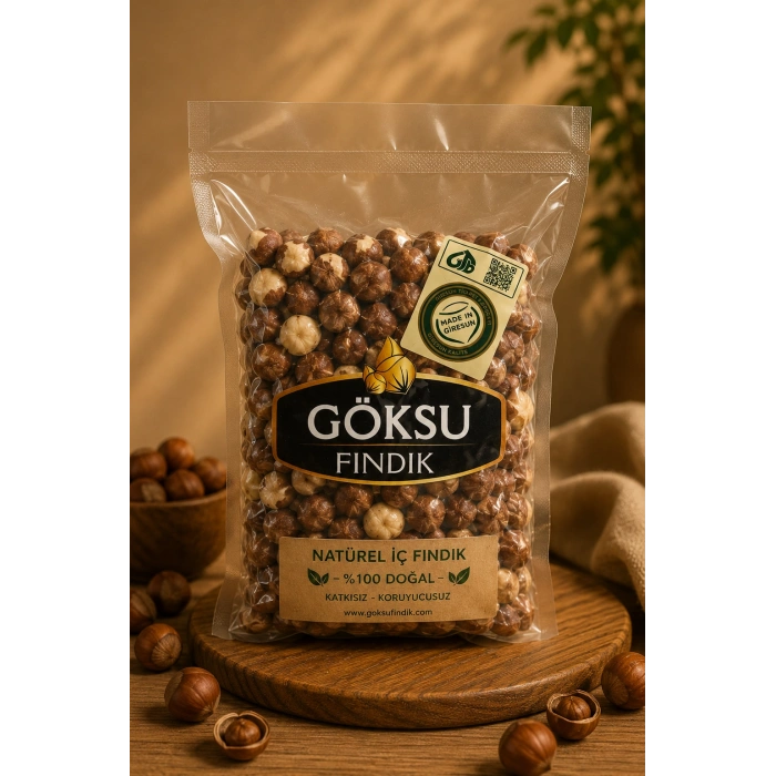 NATUREL İÇ FINDIK 1000 GR - VAKUMLU