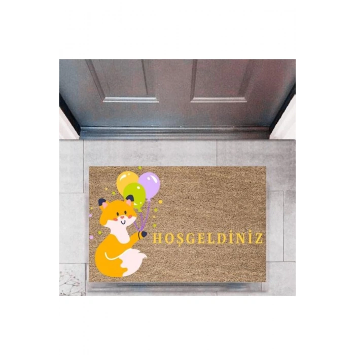 Kapı Önü Paspası Dekoratif Dijital Baskı HayvanlarP-2757